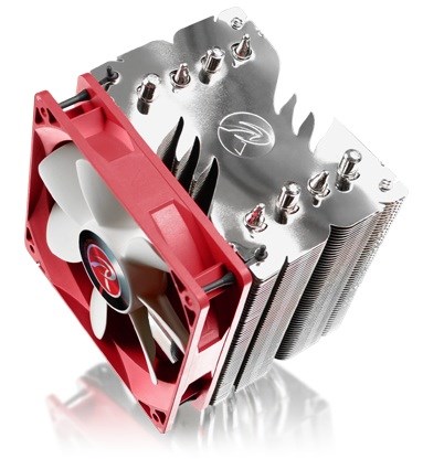 Ftohës procesori RAIJINTEK Themis Evo, 120mm, metalik/i kuq/i bardhë