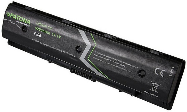 Bateri Patona për HP ENVY15, 5200mAh, Li-Ion, 11.1V, e zezë