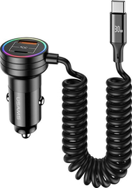 Karikues veture USAMS C33 US-CC167, 60W, 2x USB-C 1x USB-A, i zi