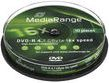 Set disqe DVD-R MediaRange, 4.7GB 16x, 10copë Set disqe DVD-R MediaRange, 4.7GB 16x, 10copë