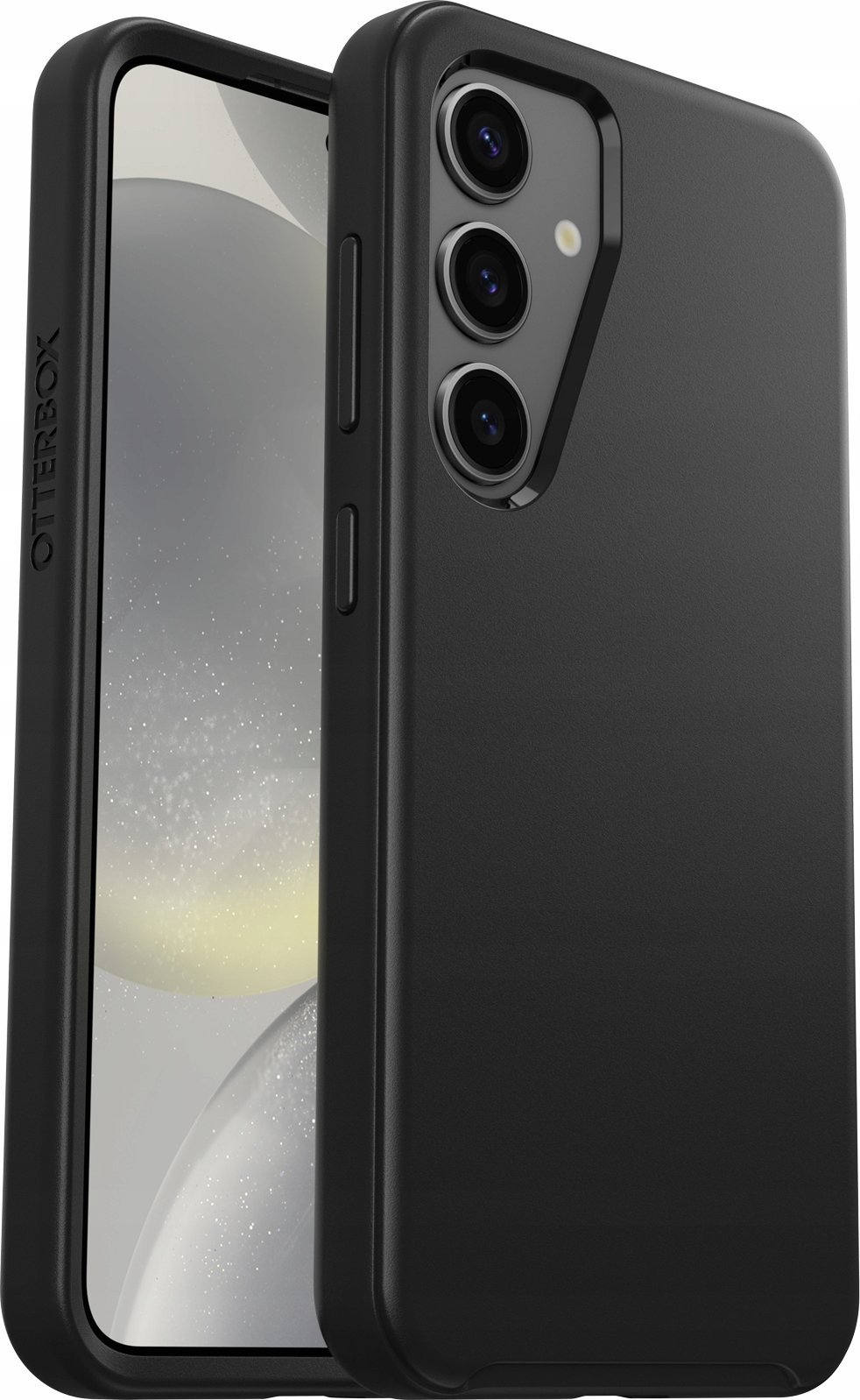 Mbrojtëse telefoni OtterBox Symmetry Series për Galaxy S24, e hollë, rezistente, e zezë