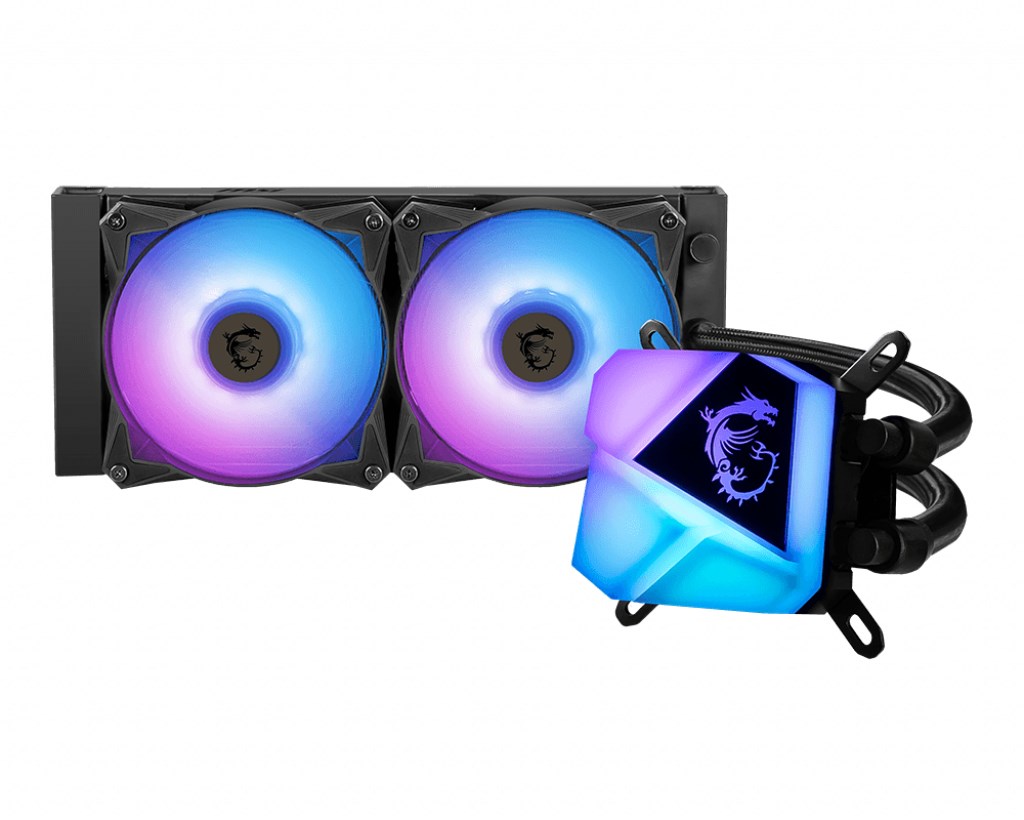 Ftohës me ujë MSI MAG CoreLiquid C240, 240mm, ARGB, i zi