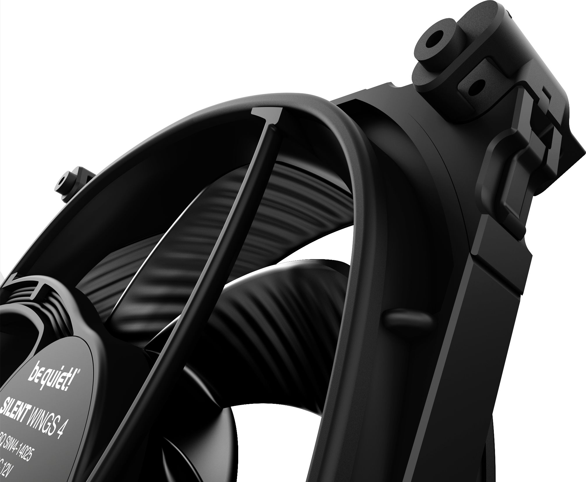 Вентилатор за куќиште Be Quiet Silent Wings 4, 140mm PWM, црн
