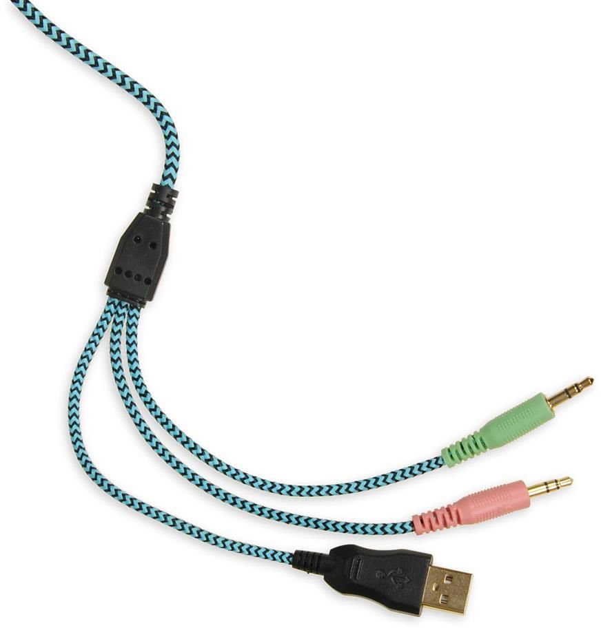 Kufje I-BOX X8 (SHPIX8MV), 3.5mm, 20000Hz, 2.2m, të kaltra