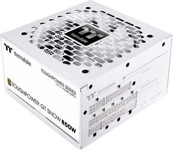 Furnizues energjie Thermaltake Toughpower GT Snow 850W, ATX 3.1, 80 Plus Gold, i bardhë