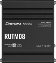 Рутер со кабел Teltonika RUTM08, 4x Gigabit Ethernet, индустриски, црн