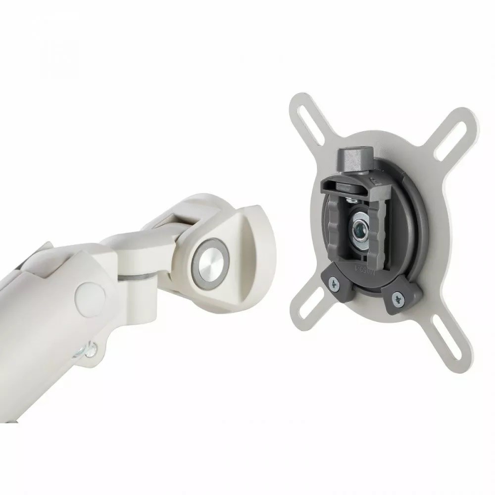 Mbajtëse monitori ART L-19GD, 17-32", 9kg, VESA 100x100, Gaz, e bardhë