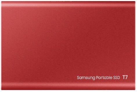Disk Samsung T7, 1TB, i kuq