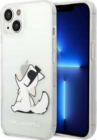 Mbështjellës telefoni Karl Lagerfeld KLHCP14MCFNRC, për iPhone 14 Plus, hardcase transparent, Choupette Fun