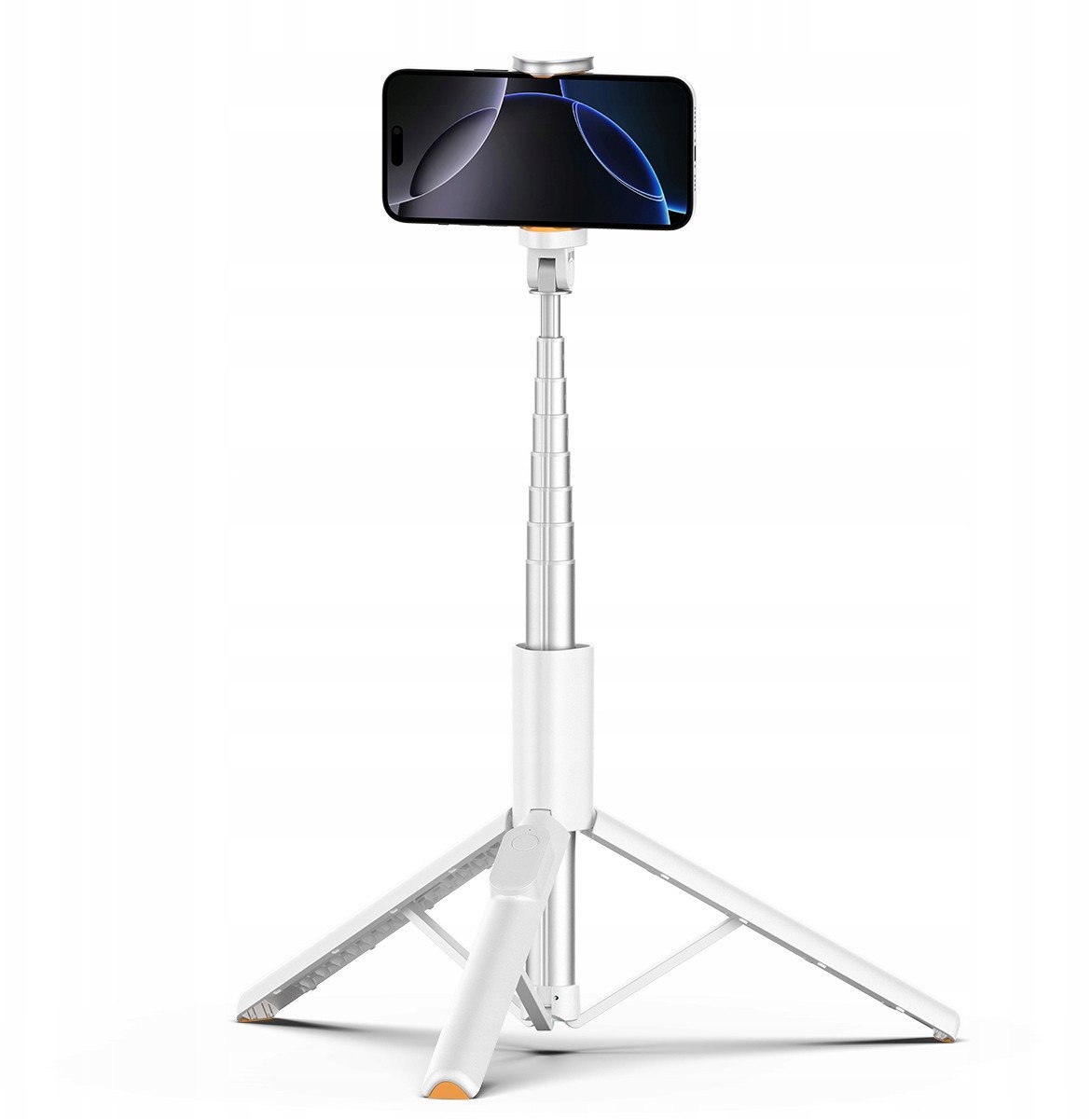 Selfie stick tripod Tech-Protect L09S, Bluetooth, me telekomandë, i bardhë