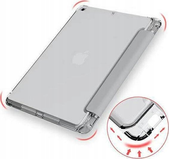 Këllëf Mercury Foldable Clear Case për iPad 10.9 10th Gen 2022, mbrojtje 360°, me mbajtëse për Apple Pencil, i zi