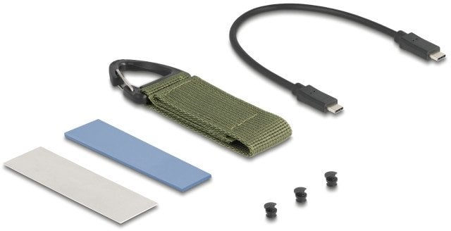 Заштитна кутија DeLOCK Case 42033, за електронски додатоци, пластична, црна