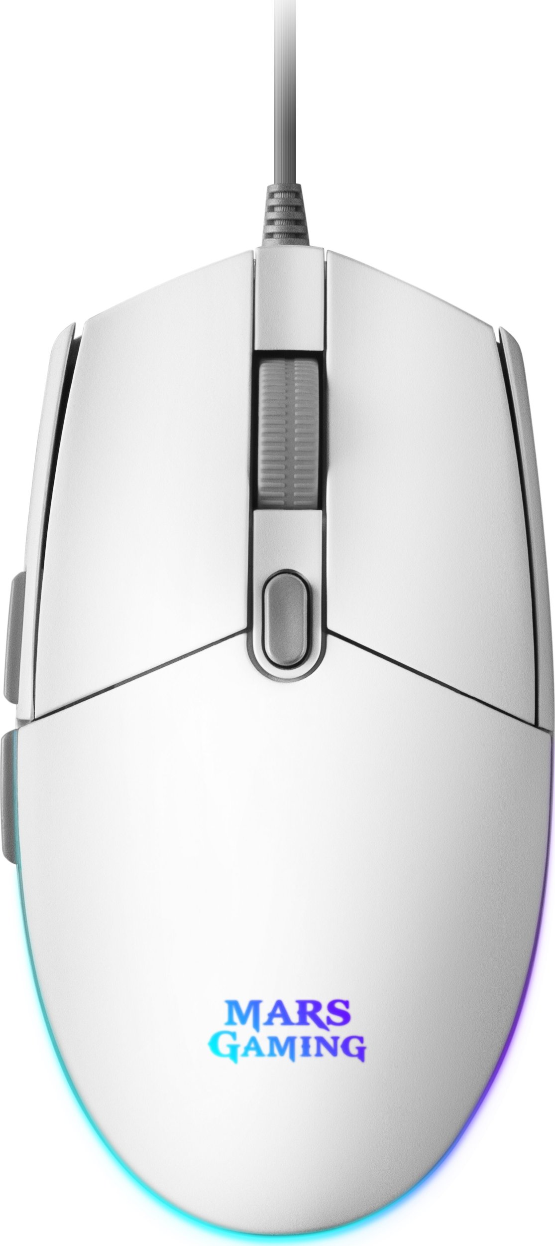 Maus gaming Mars Gaming MMG, 3200 DPI, RGB, i bardhë