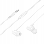 Слушалки со кабел Hoco M112, 3.5 mm, со микрофон, бели