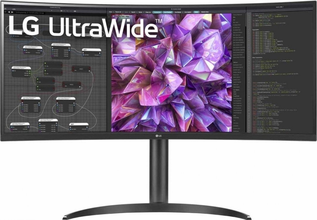 Monitor LG UltraWide 34WQ75C-B, 34'', 60Hz, 3440x1440 (UWQHD), IPS, i zi