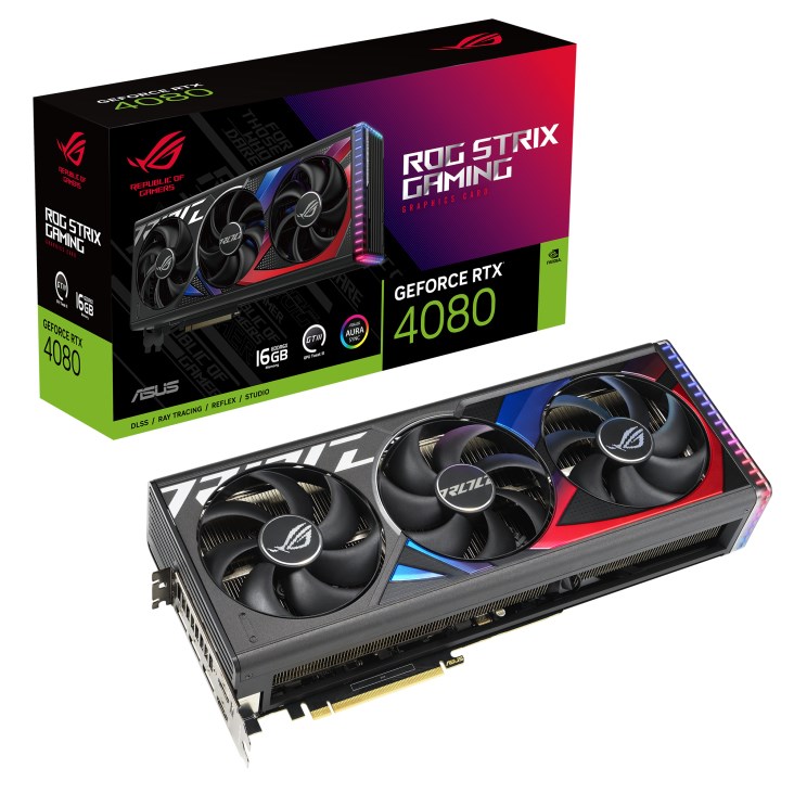 Kartë grafike ASUS ROG Gaming NVIDIA GeForce RTX 4080, 16 GB GDDR6X