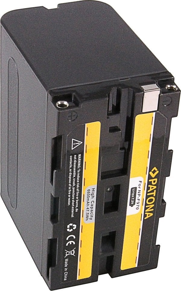 Bateri kamerë Walimex Li Ion NP F960, 6600mAh, e zezë