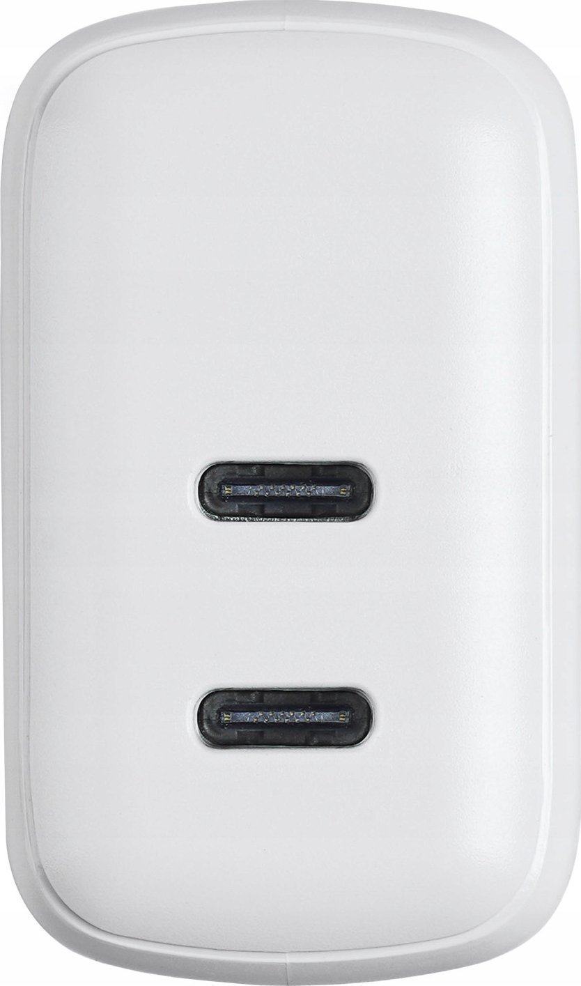 Karikues rrjeti Akyga AK-CH-19, 40W, 2x USB-C PD Quick Charge 3.0, i bardhë