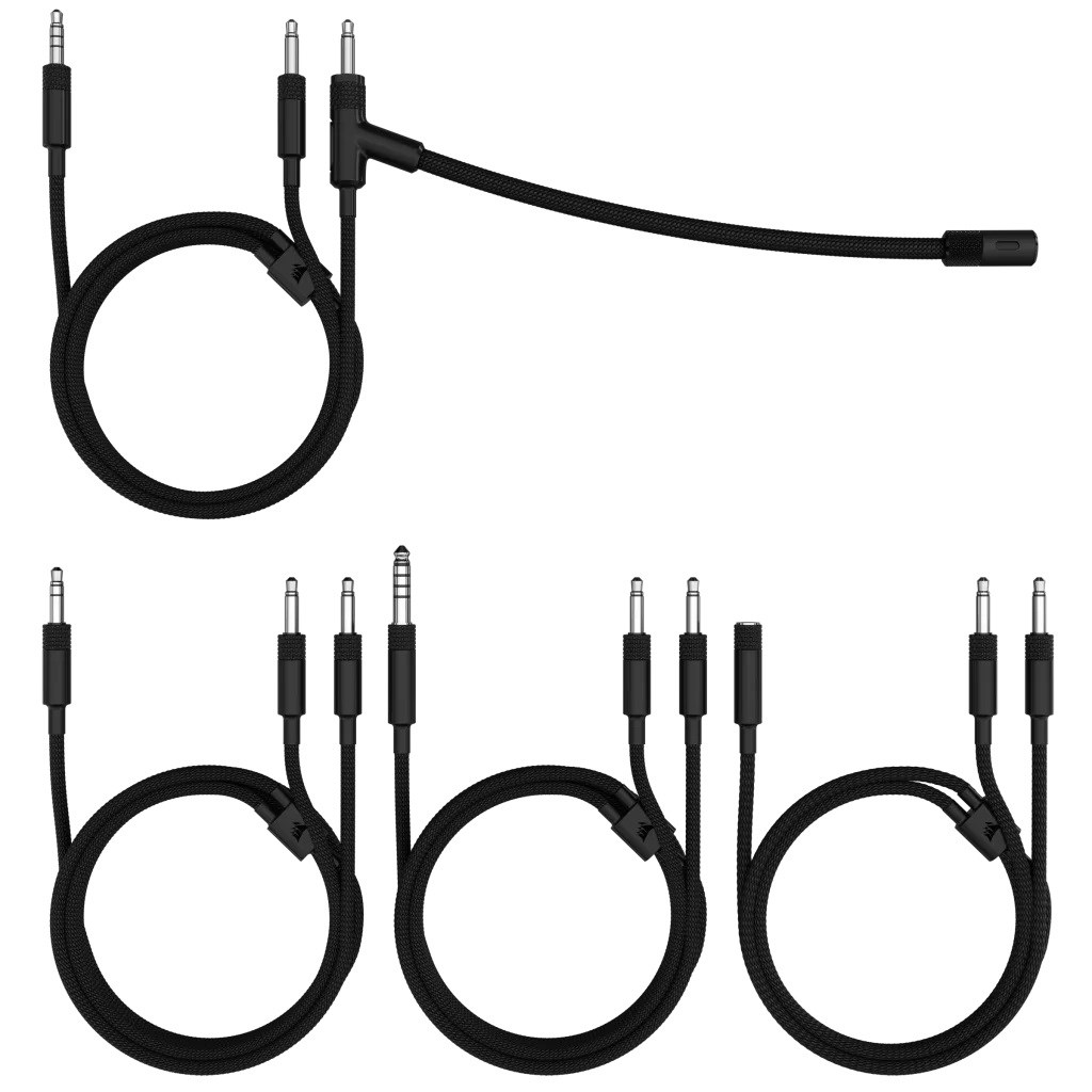 Kufje Corsair VIRTUOSO PRO, të zeza