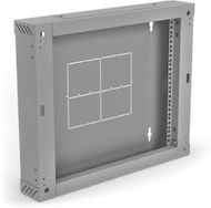 Заден дел со шарки Lanberg SW-6U-600-450-01-S, 100mm, за ѕидни кабинети, сива