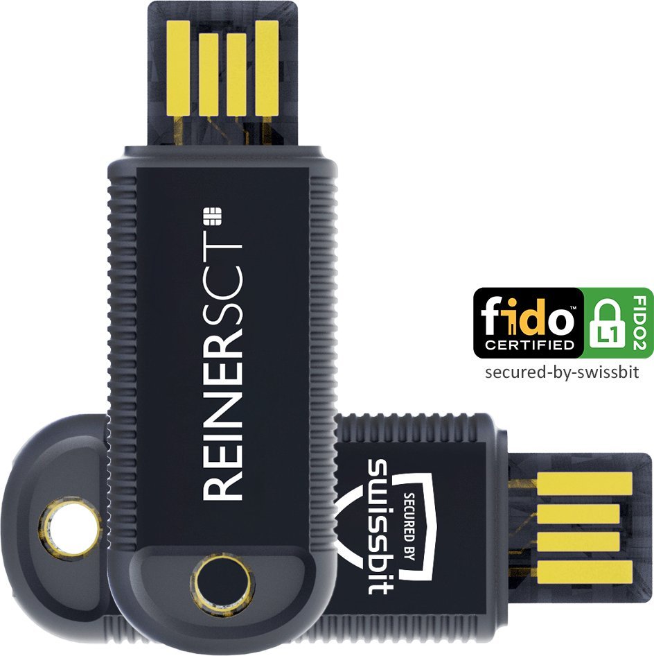 Çelës sigurie REINER SCT FIDO Stick Pro, USB A, i zi