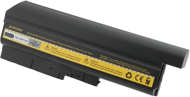 Bateri Patona për IBM, THINKPAD T60/T61, 6600mAh Li-Ion, 10.8V