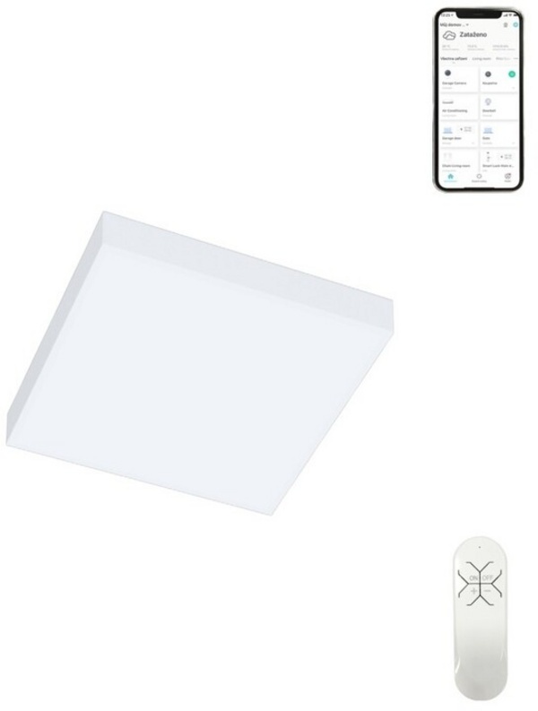 Llambë IMMAX NEO PLANO Smart 30x30cm, 20W, 1400lm