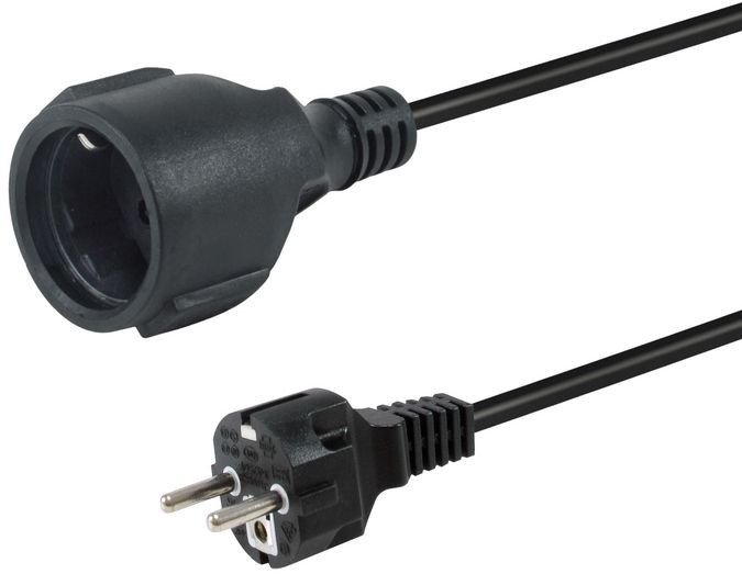 Kabllo rryme Equip Schuko në CEE7/3, 10m, i zi