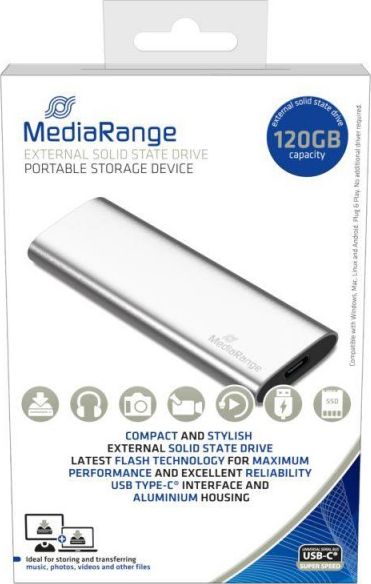 Disk SSD MediaRange, 120 GB, i argjendtë