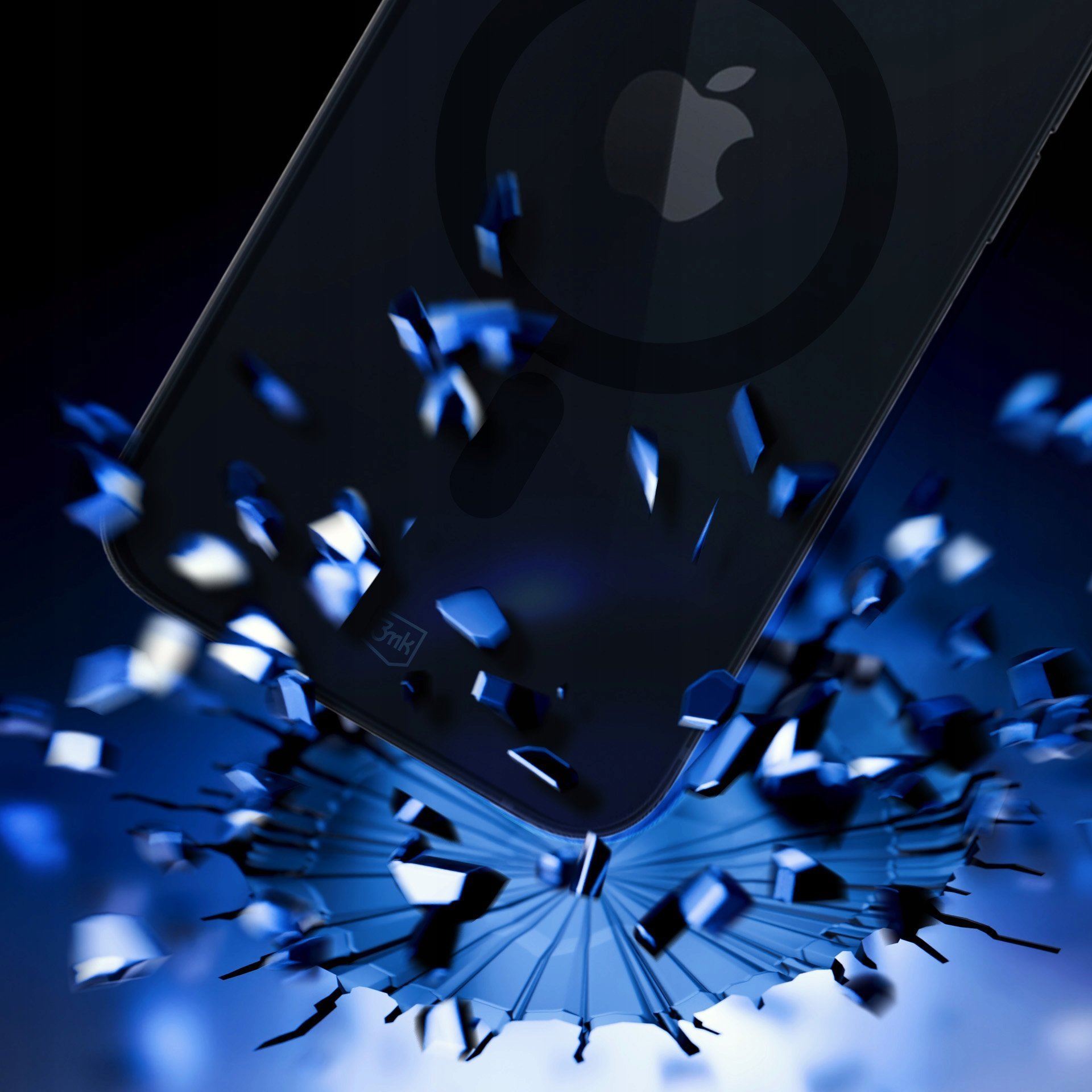 Maskë mbrojtëse MagSafe Smoke MagCase për iPhone 13 14 6.1", gjysmë e tejdukshme, gri smoke