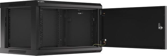 Ѕиден кабинет Lanberg WF01-6406-00B, 19\" 6U, капацитет 60 kg, црн