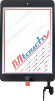 Panel prekjeje MUSTTBY për iPad Mini 3, me buton Home, i zi