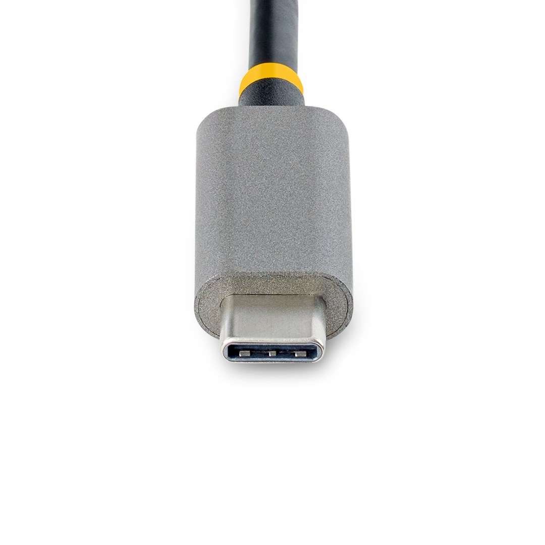 Qendër USB StarTech.com USB 3.2 Gen 1, USB-C, 4 porte, e hirtë hapësinore