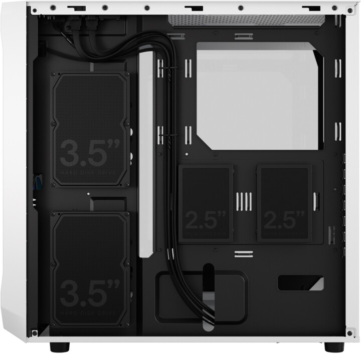 Куќиште Fractal Design Focus 2 RGB White TG Clear Tint