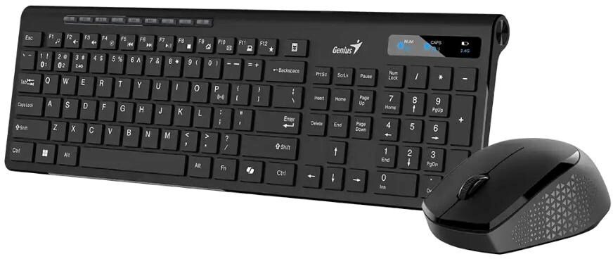 Tastierë Genius Slimstar 8230, wireless, USB, e zezë