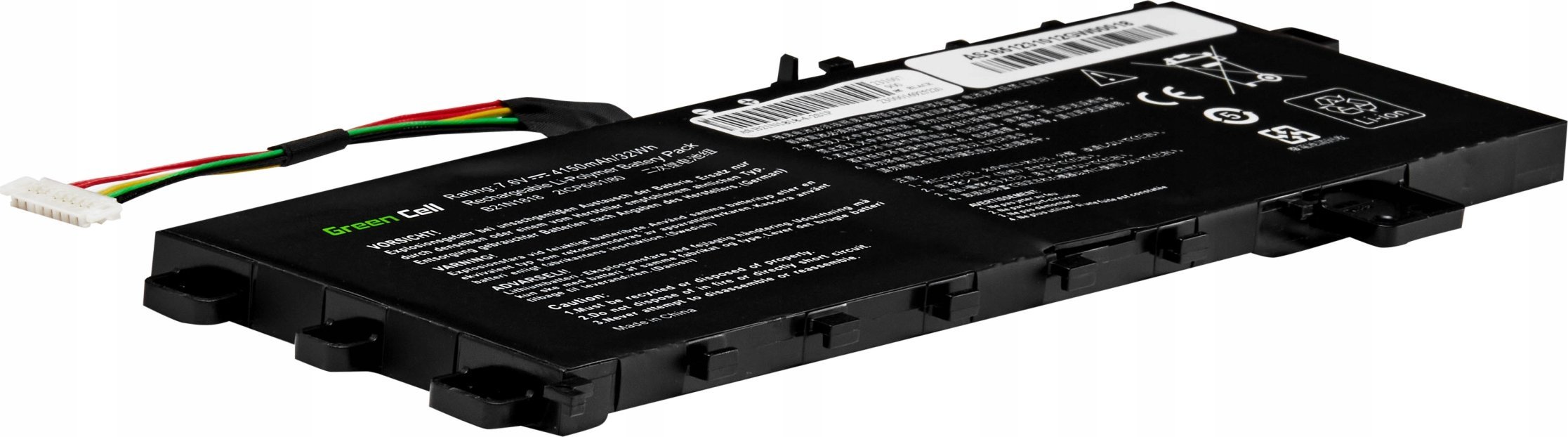 Bateri laptopi Green Cell GC AS165, 7.6V, 4150mAh, për Asus VivoBook 15