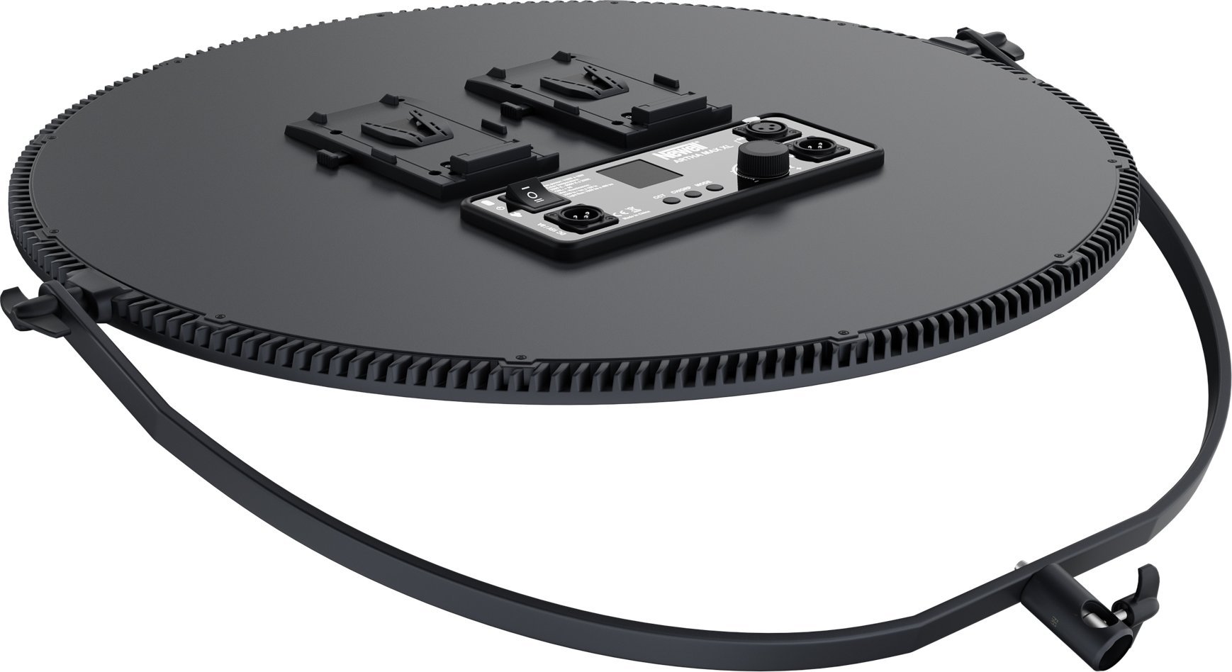 Llambë LED rrethore Newell Air Artha Max XL, dritë e vazhdueshme, temperaturë ngjyre e rregullueshme, e zezë