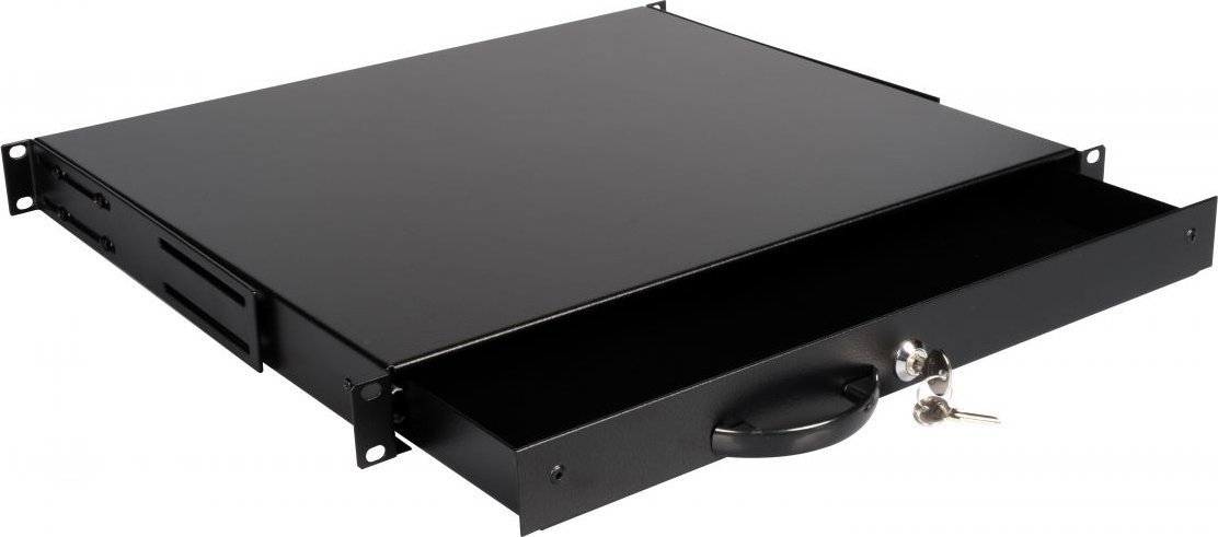 Sirtar rack Equip Lockable Drawer 19", 1U, i zi RAL9005