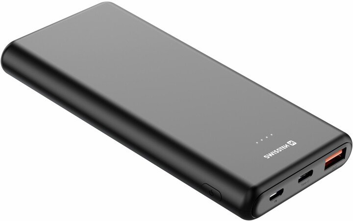 Powerbank wireless SWISSTEN POWER LINE, PD & QC, 20W, 10000mAh, i zi