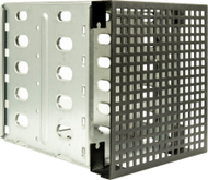 Рамка за монтирање Inter-Tech ER-5255-1, за 5 дискови 3.5\", 5.25\"