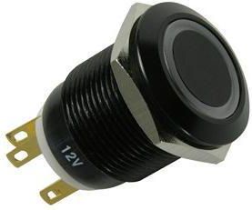 Buton kompjuteri Lamptron LAMP SW2005 H, LED vjollcë, 18mm, rezistent ndaj vandalizmit