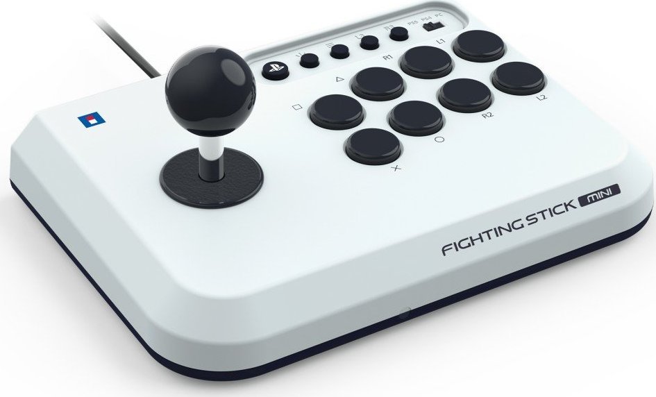 Flightstick Hori Fighting Stick Mini, USB, PC PS4 PS5, e bardhë e zezë
