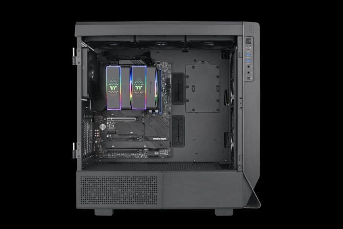 Ftohës procesori Thermaltake ASTRIA 600, ajër, 2x 120mm ARGB, i zi