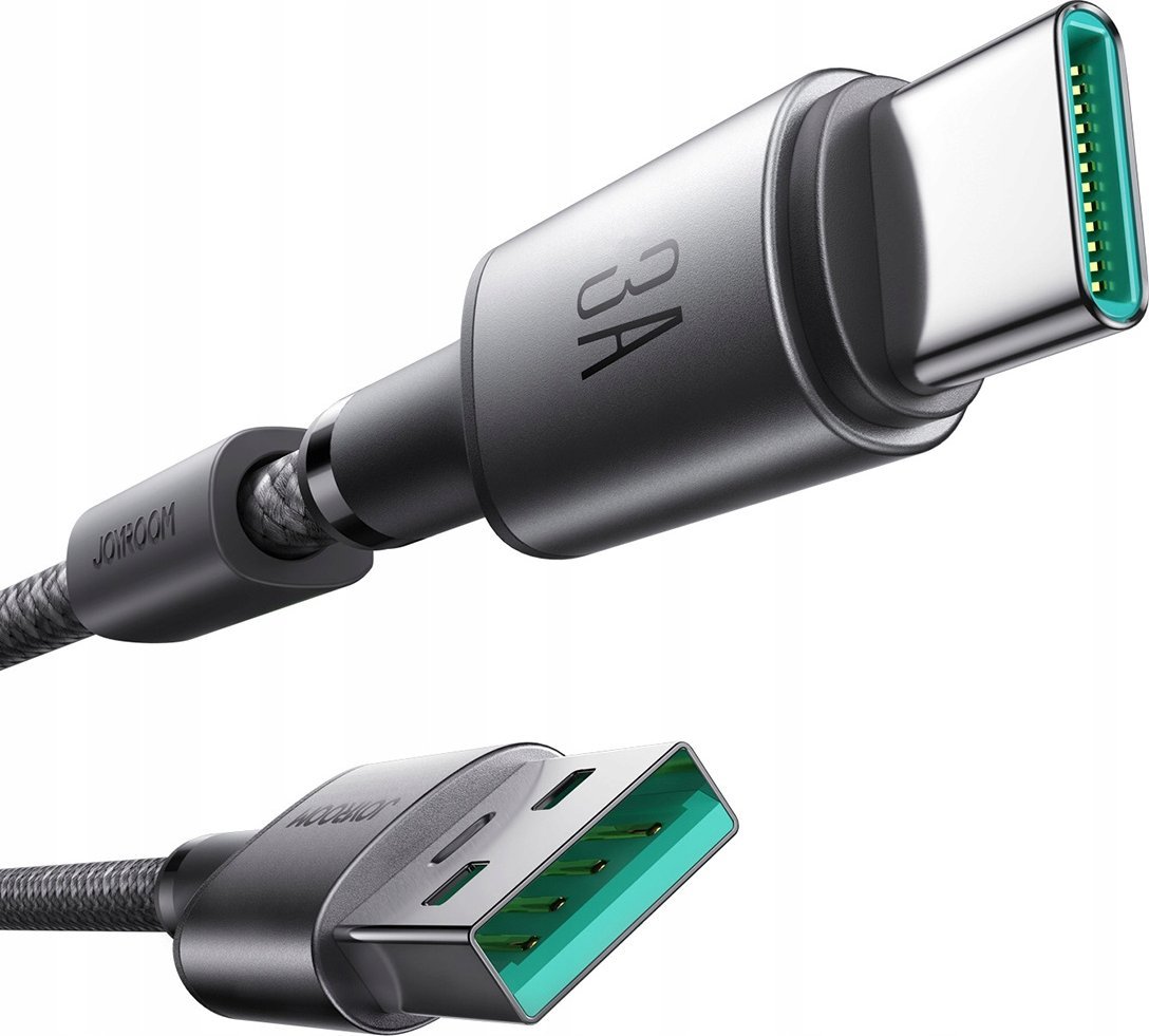 Kabllo karikues Joyroom S-A50 Unlimited Series, USB-A në USB-C, 1.2m, 3A, gri