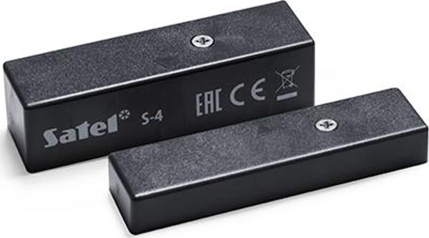 Магнетен контакт Satel S-4-DG, со кабел, темно сив