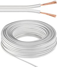 Kabllo audio për bokse Microconnect AUDSPEAKER2-100C, 2 x 2.5 mm², 100 m, e bardhë