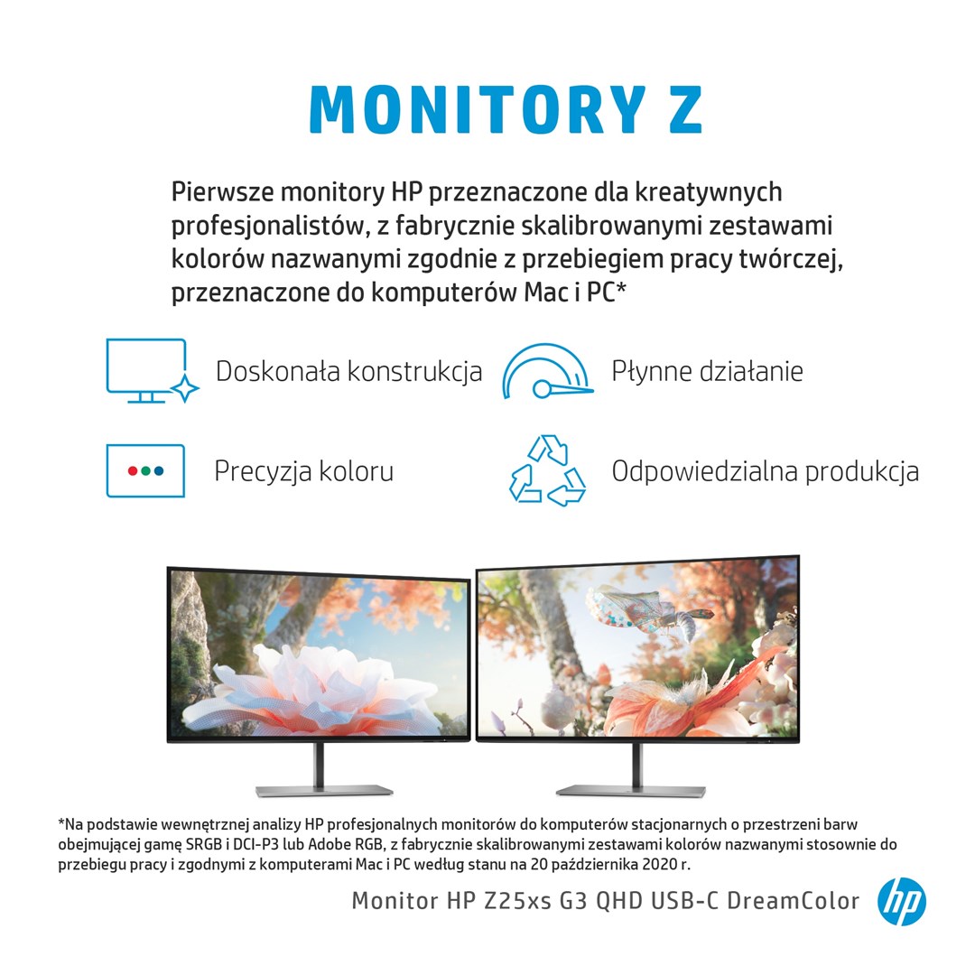 Monitor HP Z25xs G3, 25", 2560 x 1440, i zi