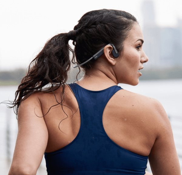 Kufje sportive Shokz OpenMove, wireless, Bluetooth, gri