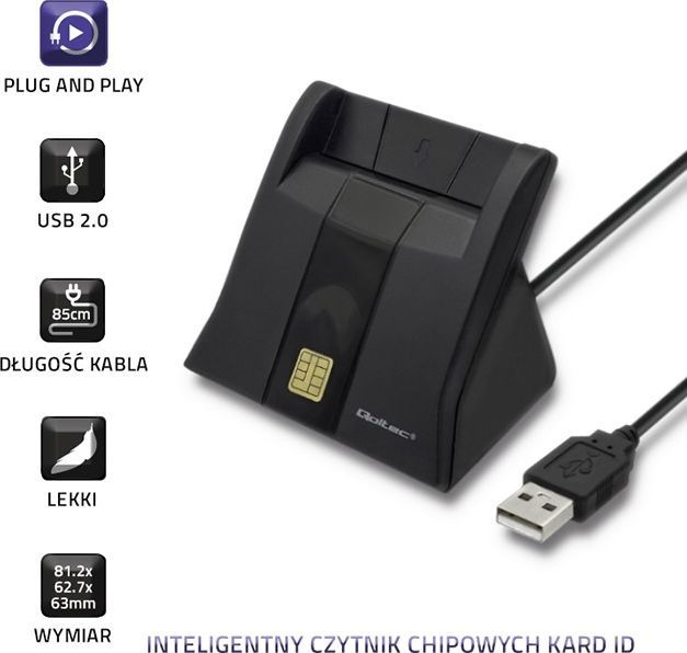 Lexuesi i kartës së identitetit Qoltec