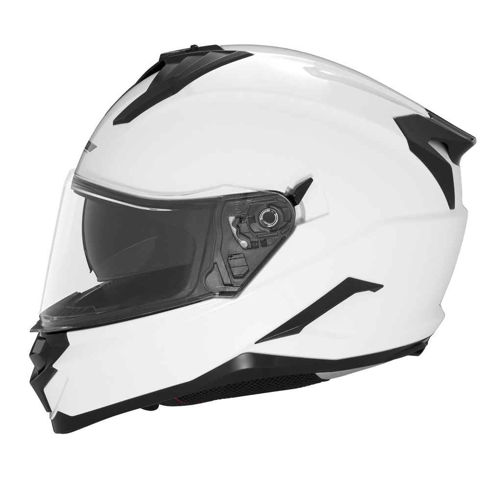 Helmetë integrale Nox N304S, polikarbonat, sistem double D ring, e zezë